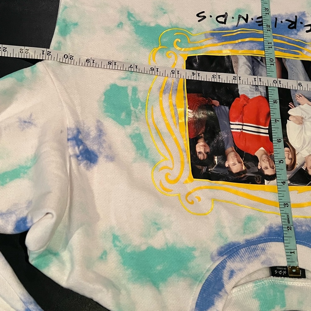 Friends Cast Juniors Tie-dye Graphic Sweatshirt - Picture 9 of 11